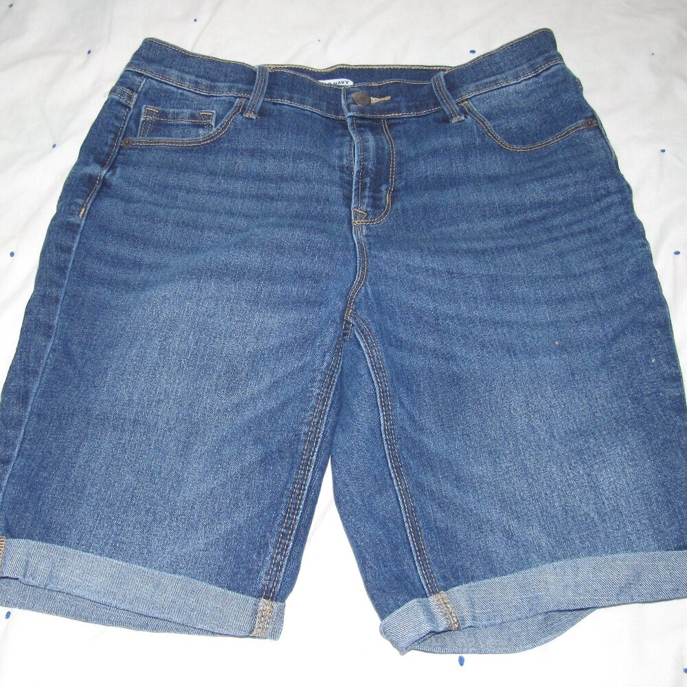 Old Navy Medium Blue Denim Jean Shorts